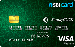 SimplyCLICK SBI Card
